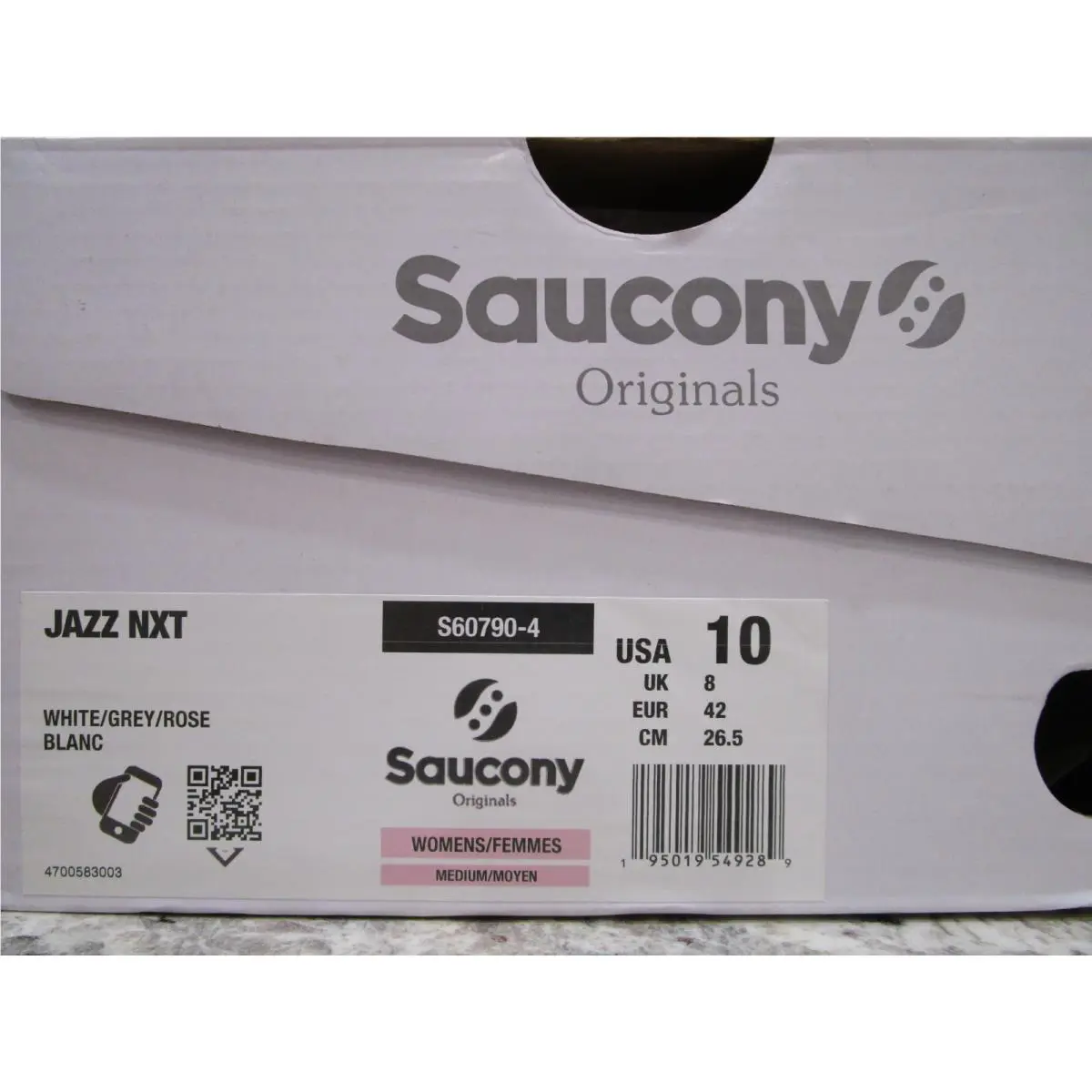 Saucony shoes - Saucony Jazz - Jazz - S60790-4 - White/Grey/Rose 4