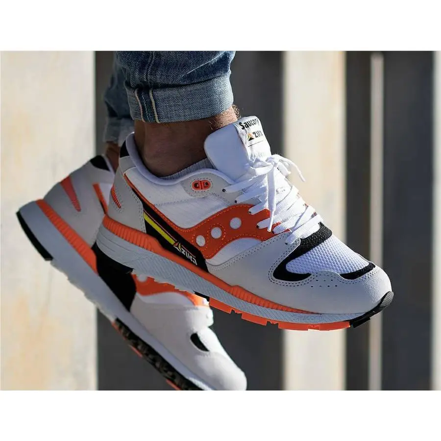 Saucony shoes - Saucony Azura - Azura - WHITE/GREY/ORANGE/BLACK -U45-S70437-2 0