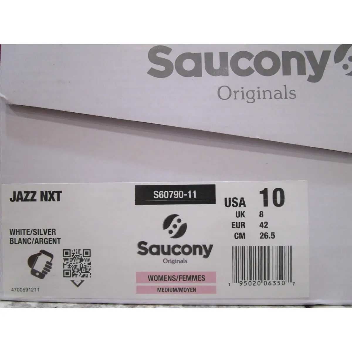 Saucony shoes - Saucony Jazz - Jazz - S60790-11 - White/Silver 4