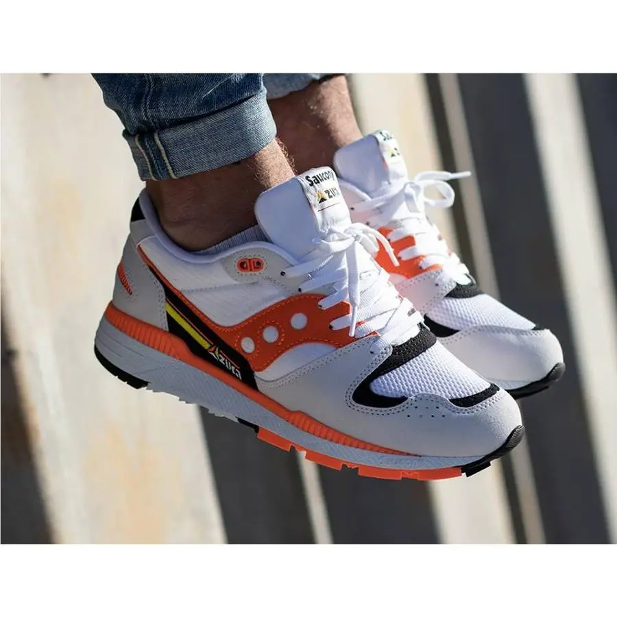 Saucony shoes - Saucony Azura - Azura - WHITE/GREY/ORANGE/BLACK -U45-S70437-2 1