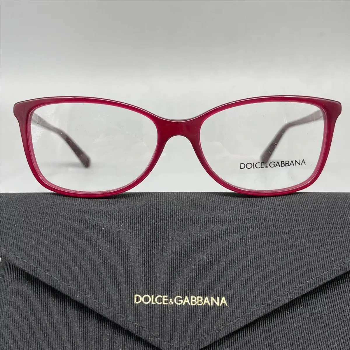 Dolce Gabbana DG 3219 2681 Unisex Eyeglasses Red 55-16-140mm
