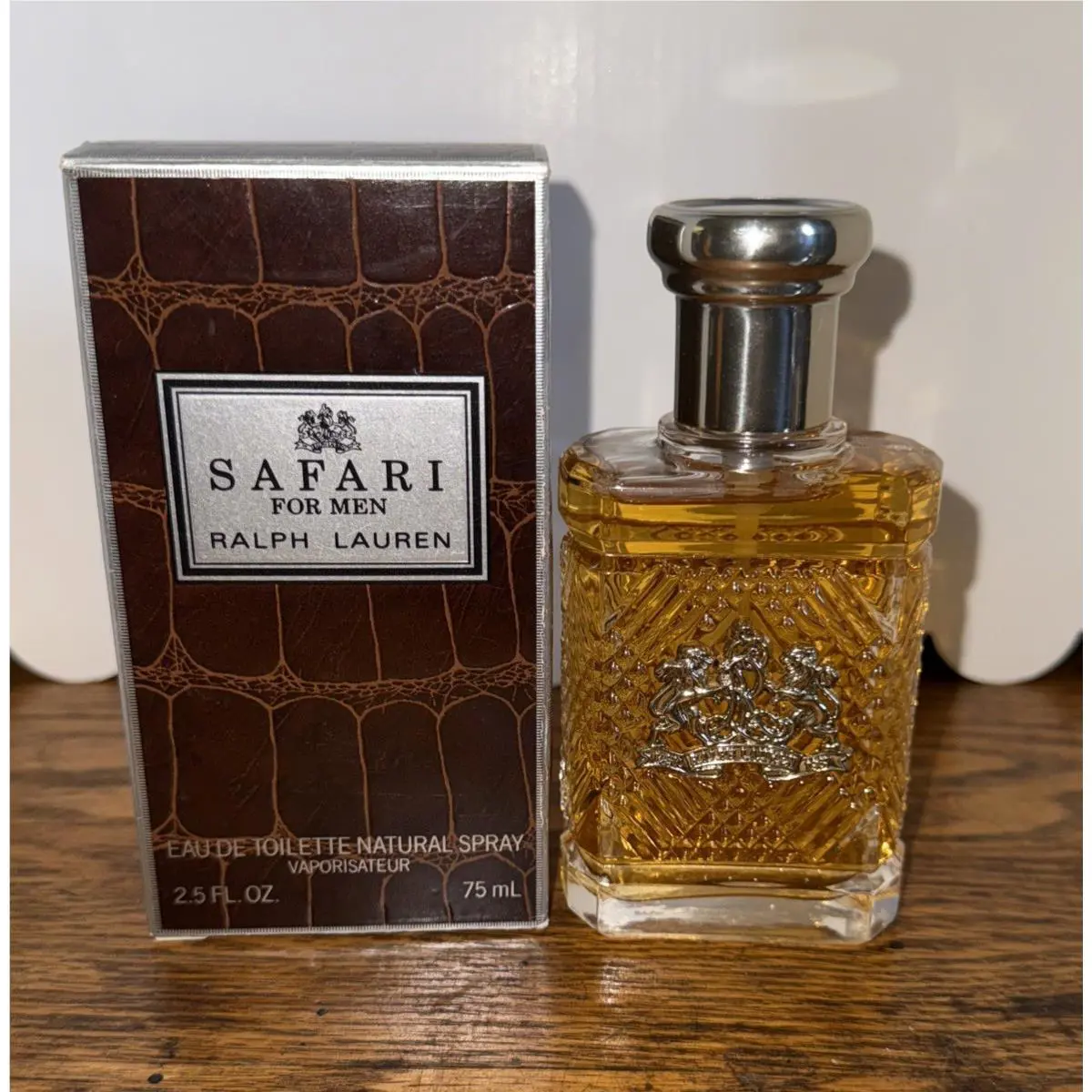 Safari For Men Ralph Lauren Edt 2.5 Oz 75 Ml. Rare 1991 Cosmair