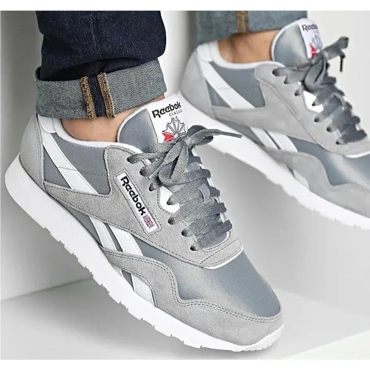 Reebok shoes - Reebok Classic Nylon - Classic Nylon - Reebok Classic Nylon - Pure Grey 5 / Ftwr White / Ftwr 4