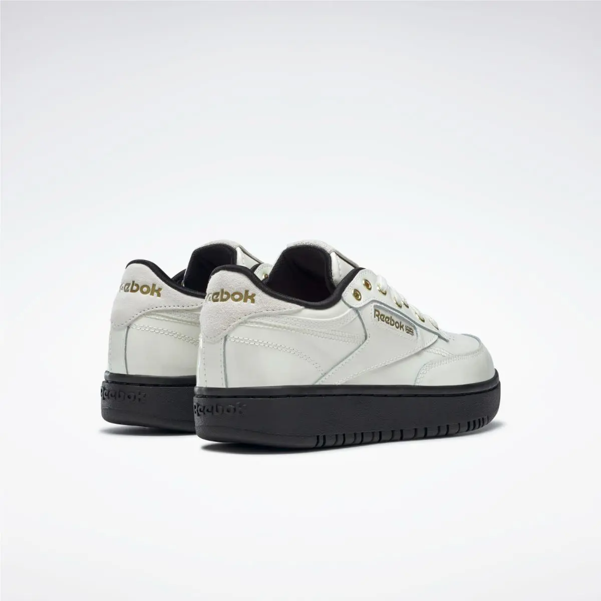 Reebok shoes - Reebok Club C Cardi B - H60978 - Chalk/Black/Gold 2