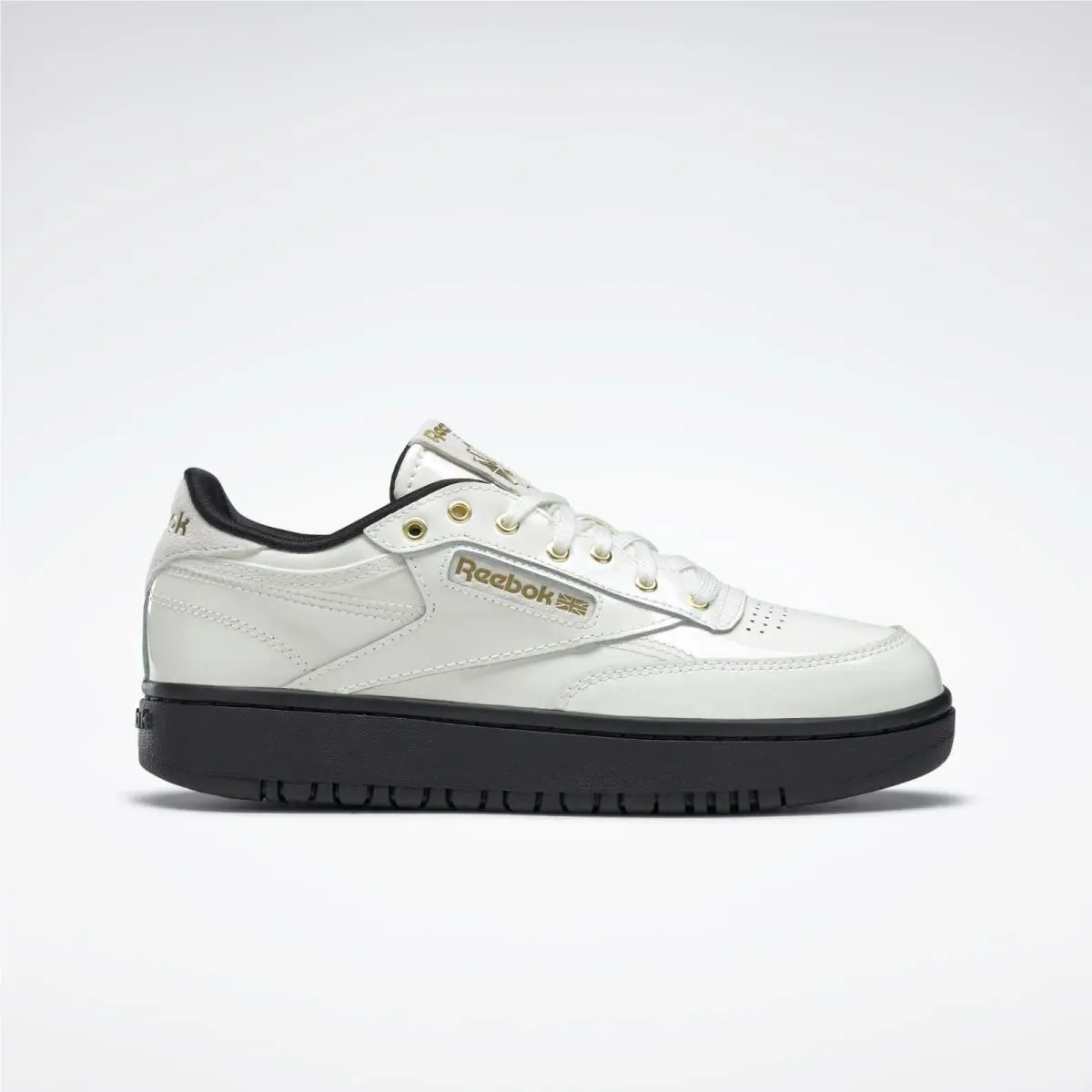 Reebok shoes - Reebok Club C Cardi B - H60978 - Chalk/Black/Gold 6