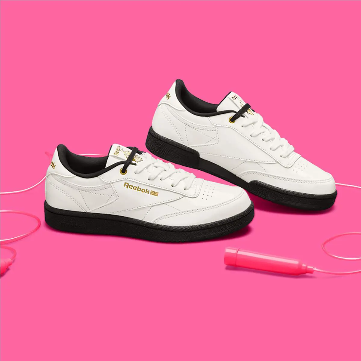 Reebok shoes - Reebok Club C Cardi B - H60978 - Chalk/Black/Gold 7