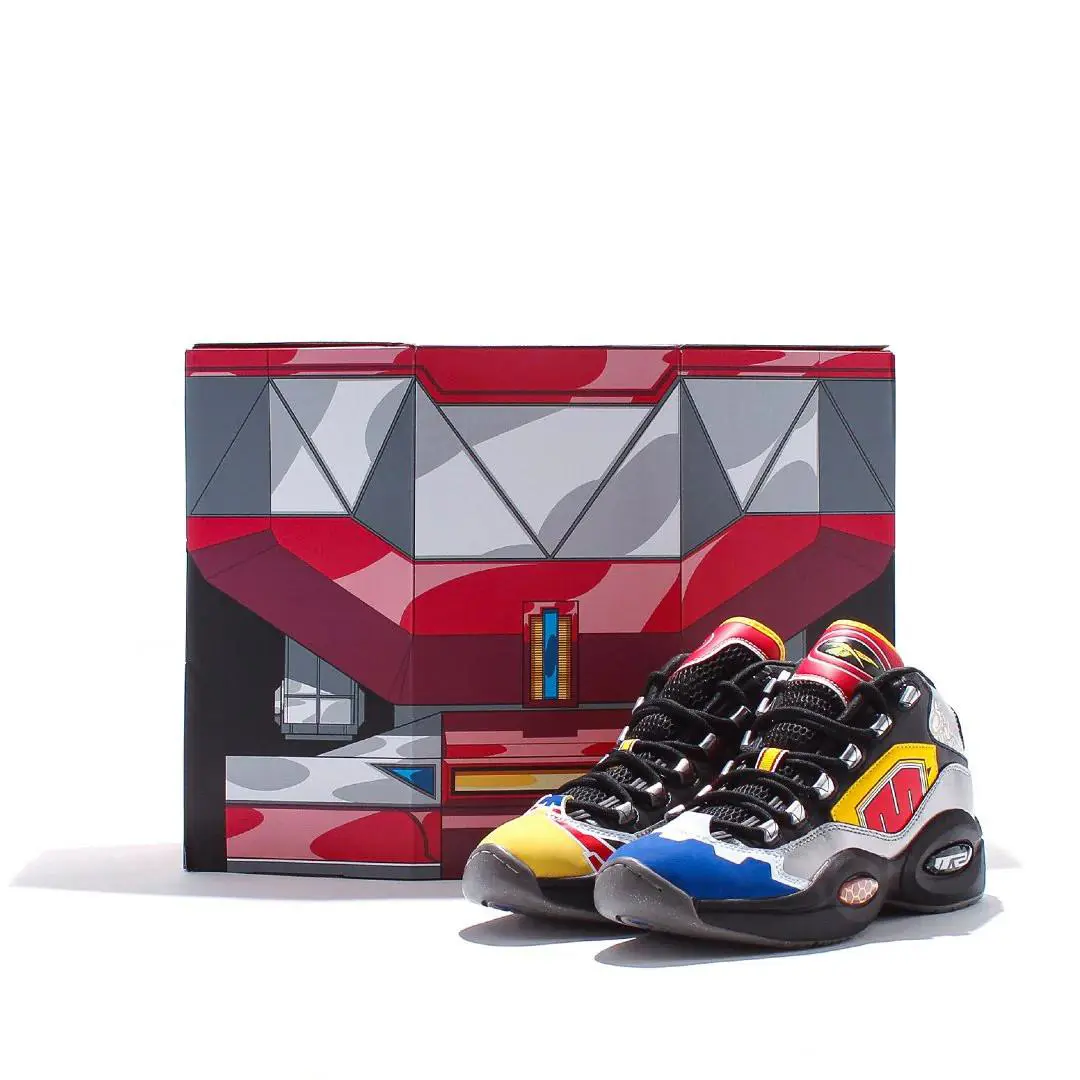 Reebok shoes - Reebok Question Mid Power Rangers Megazord - Black 7