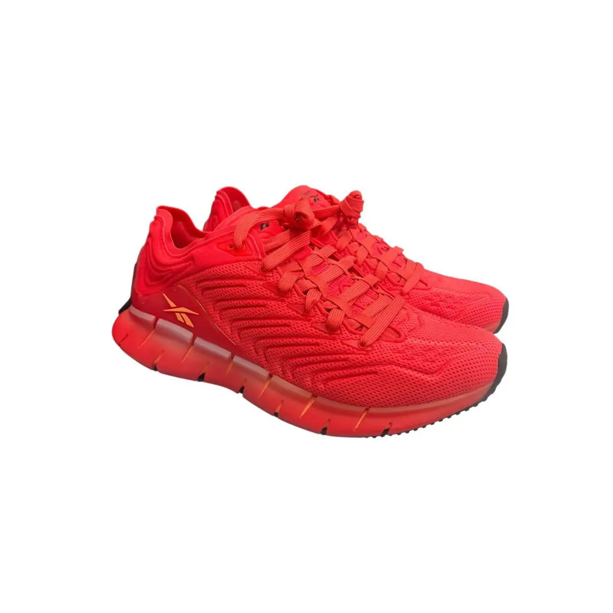 Reebok Men`s Zig Kinetica EH1723 Running Shoes Radiant Red Size 8.5 - Red