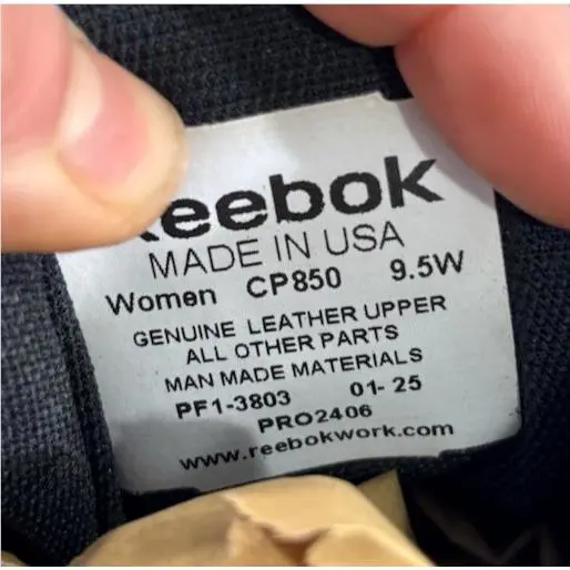 Reebok shoes - CP850 - CP850 - Black (UPC: 690774214125) 4