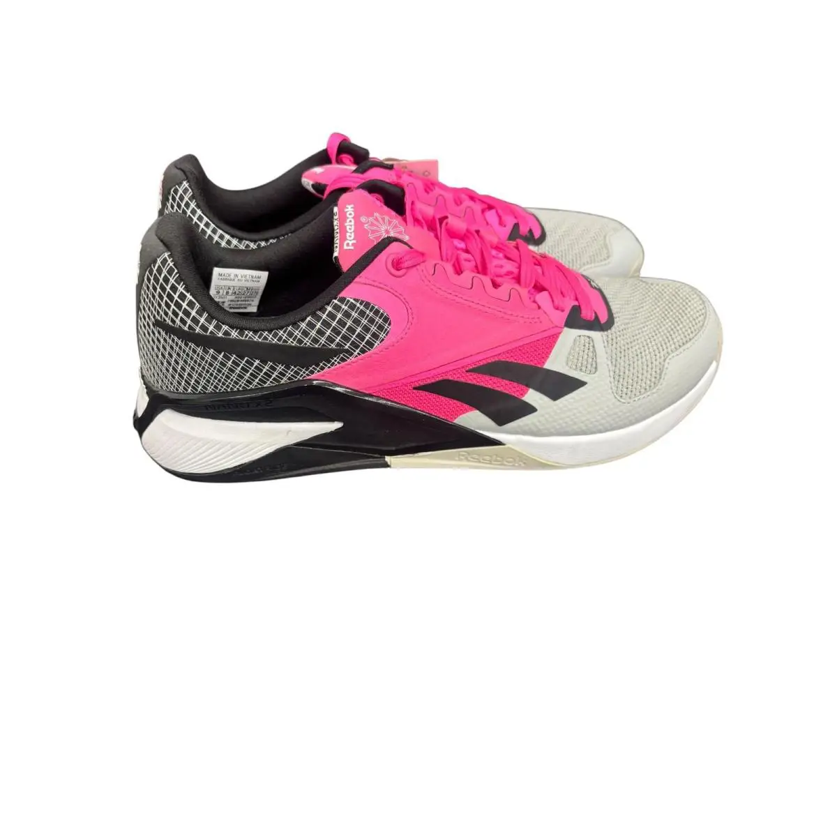 Reebok shoes - Nano 6000 - Nano - MDF60 - Pure Grey/Atomic Pink/Black (UPC: 195745194661) 2