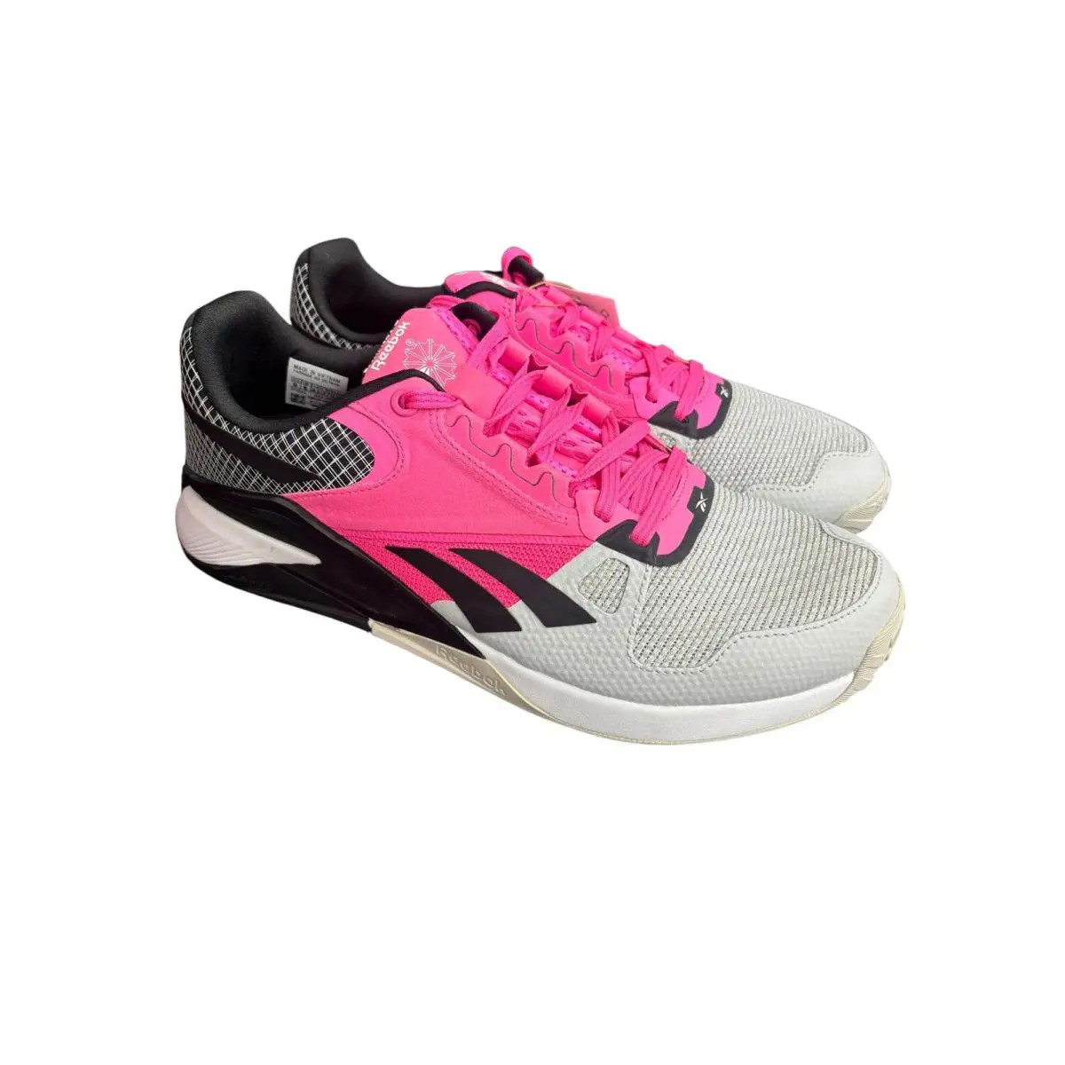 Reebok shoes - Nano 6000 - Nano - MDF60 - Pure Grey/Atomic Pink/Black (UPC: 195745194661) 6