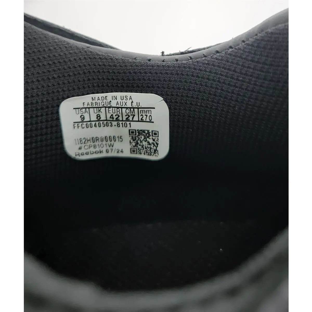 Reebok shoes - Black 5