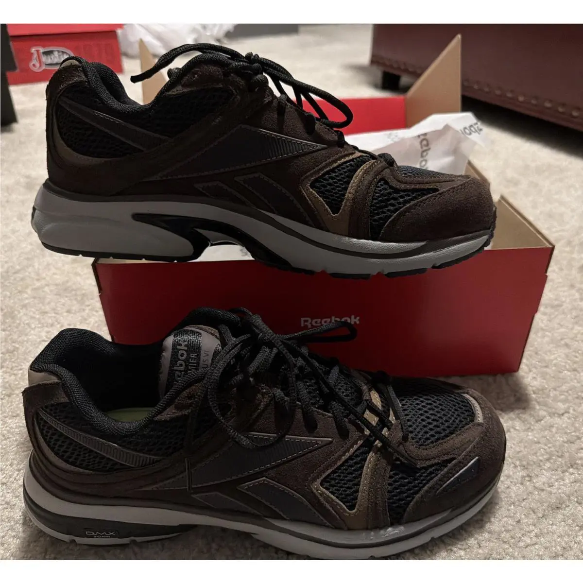 Reebok shoes - Road Plus VI - Road Plus - RB5202 - Brown and Black (UPC: 0690774728455) 0