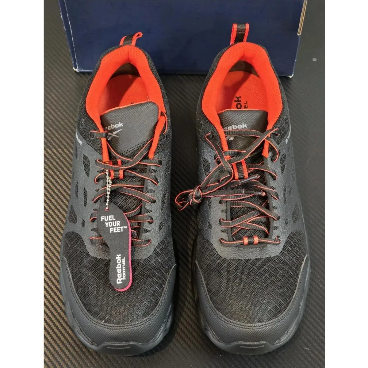 Reebok shoes - Beamer Oxford Comp Toe Athletic Work Shoes - RB1061 - Black (UPC: 690774322066) 1