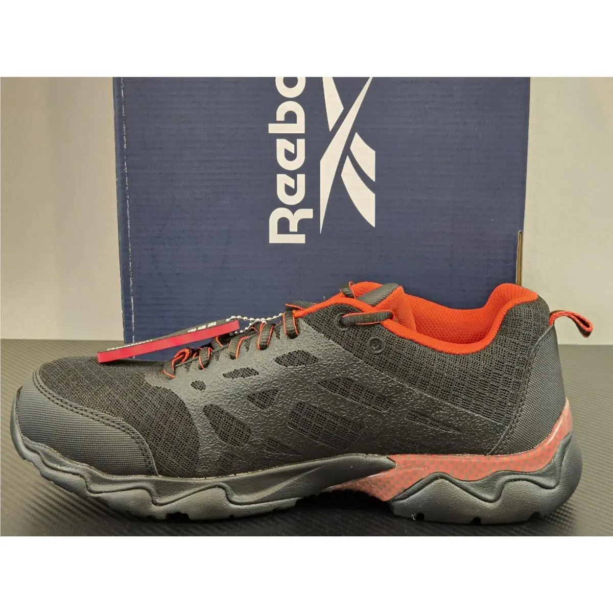 Reebok shoes - Beamer Oxford Comp Toe Athletic Work Shoes - RB1061 - Black (UPC: 690774322066) 4
