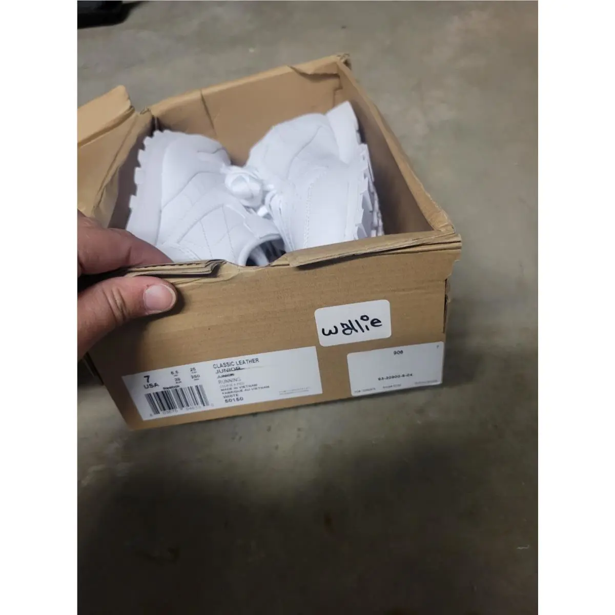 Reebok shoes - Reebok Classic Leather Junior - Classic Leather Junior - White (UPC: 886051429768) 0