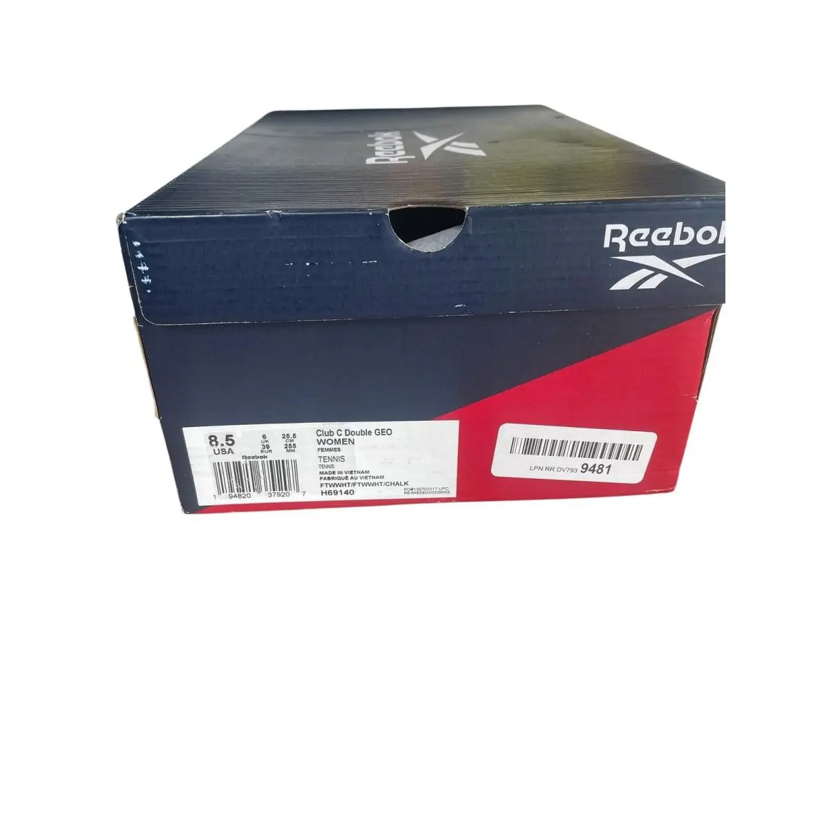 Reebok shoes - Club C Double GEO - Club Double GEO - H69140-100 - White (UPC: 194820379207) 6