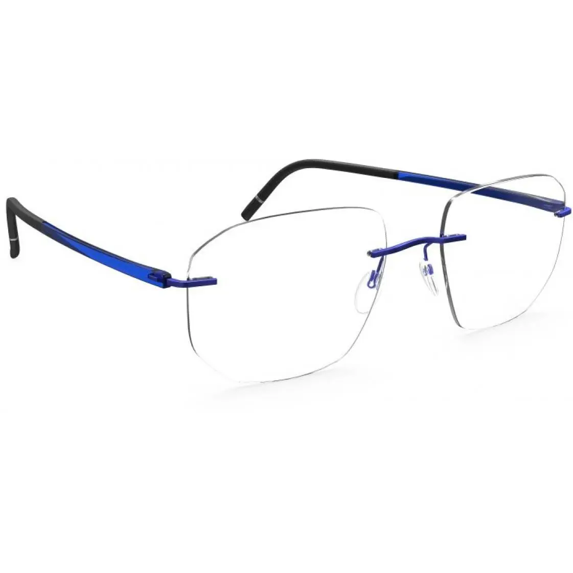 Silhouette The Wave Chassis Rimless 5567 Eyeglasses Chassis 6040 Hazel Ivory