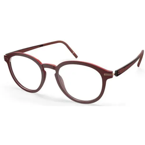 Silhouette Eyeglasses 2976 3540 Vibrant Horizon 50/19/145 Wine Red 2976/75-3540