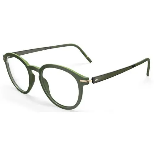 Silhouette Eyeglasses 2976 5540 Vibrant Horizon 50/19/145 Green 2976/75-5540