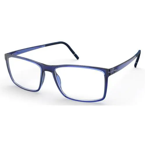 Silhouette Eyeglasses 2972 4510 Clear Sky 55-16-140 Royal Blue 2972/75-4510-55MM