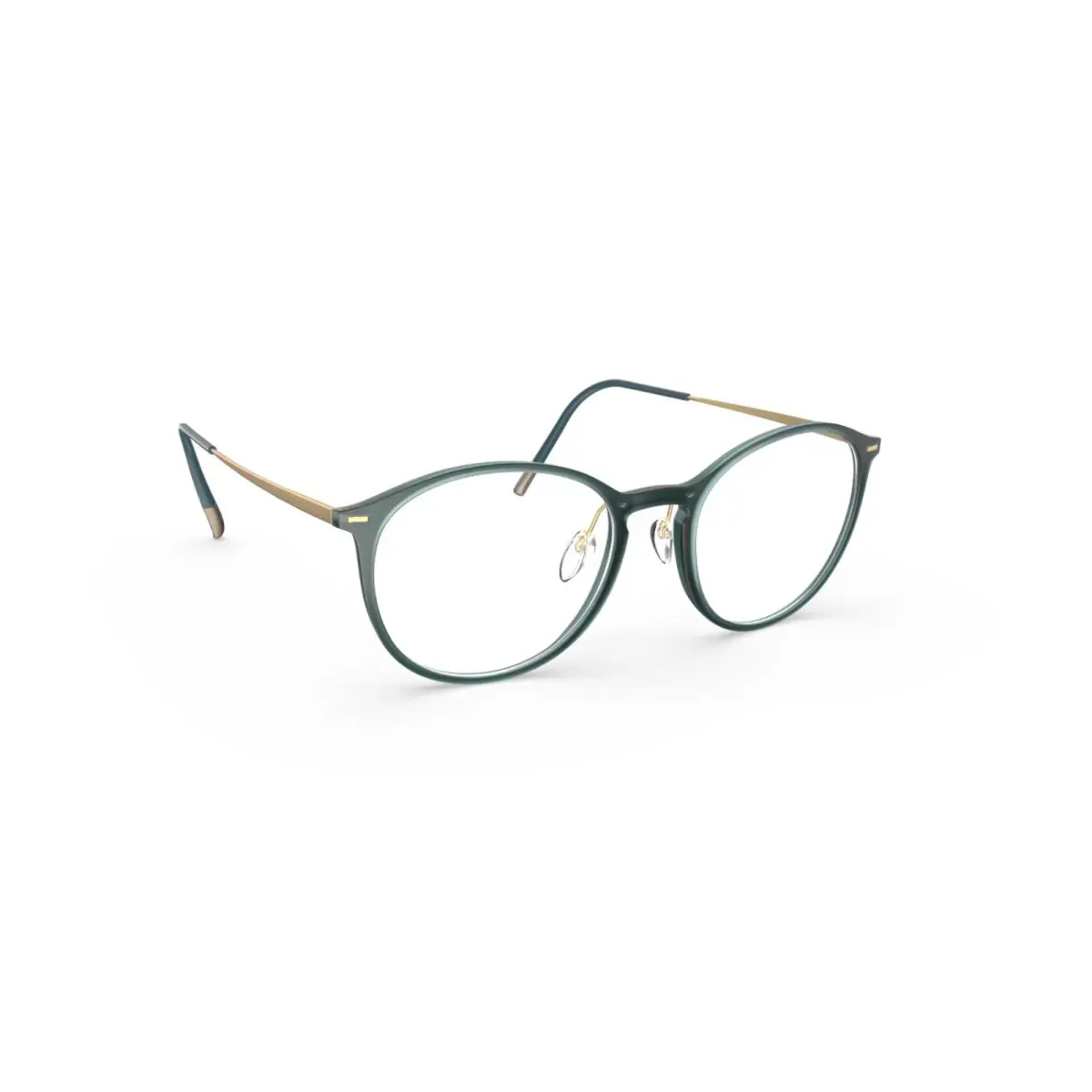Silhouette Eyeglass Frames Illusion Lite 2931 5041 Digital Teal 49mm