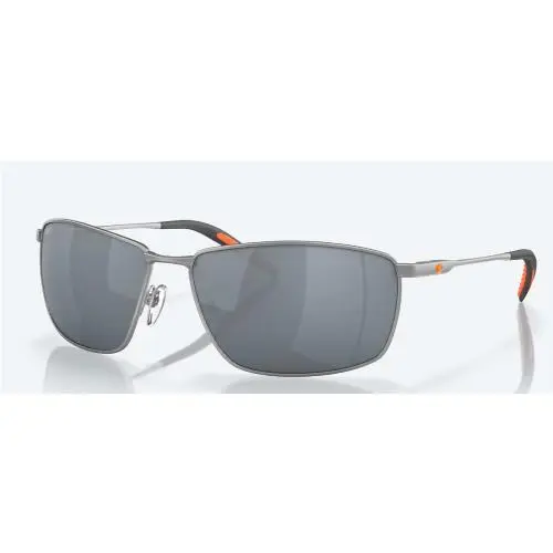 Costa Del Mar Turret Gray Silver Mirror Polarized Polycarbonate TUR228OSGP