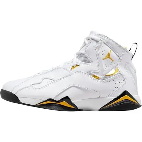 Nike Jordan True Flight Mens Basketball Shoes White Yellow Black - Multicolor