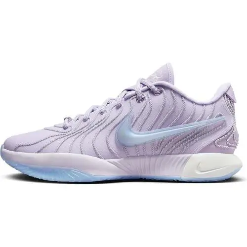Nike Mens Lebron Xxi Basketball Shoes HF5353 500 - BARELY GRAPE /LT ARMORY BLUE