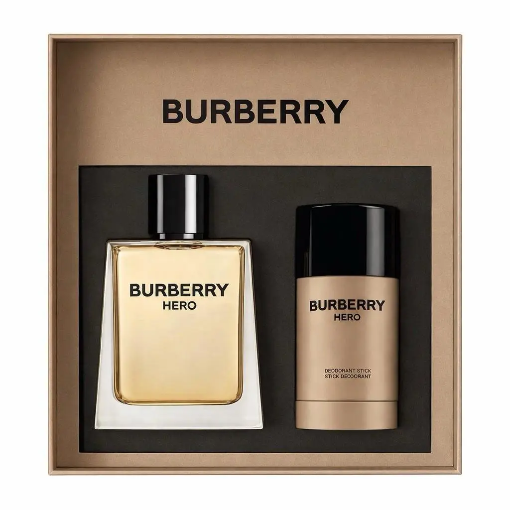 Burberry Hero 2 Piece Eau de Toilette Gift Set 3.3oz + 75ml Men’s Fragrance