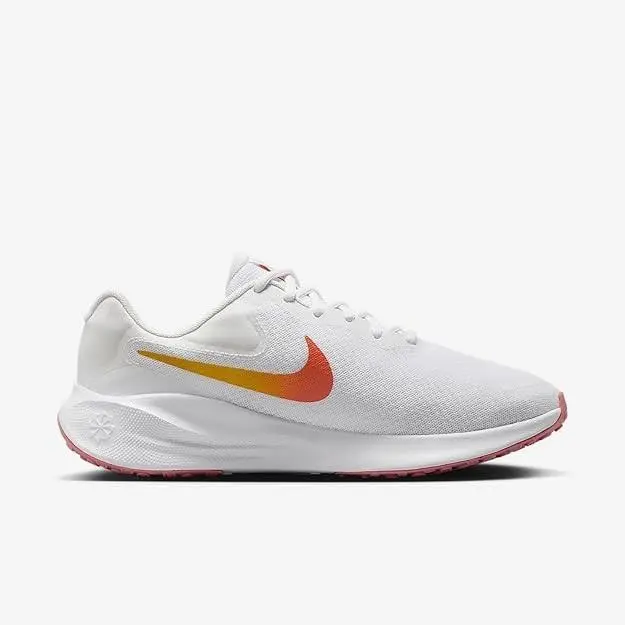 Nike shoes - Nike Revolution 7 - Revolution - FZ6829-100 - White/Magic Ember, Manufacturer: White/University Gold/Magic Ember 6