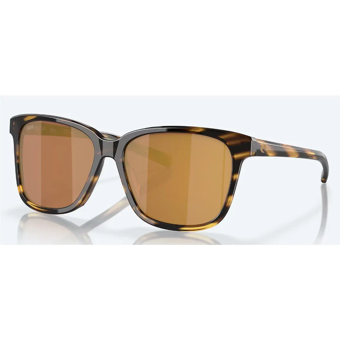Costa Del Mar May Polarized Sunglasses Tortoise / Gold Mirror Glass 580G