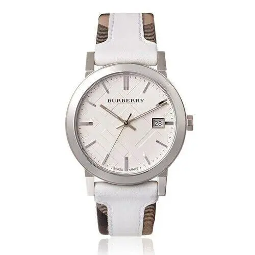 Burberry Replacement Strap For BU9019 Multi-colored with Buckle 20 mm