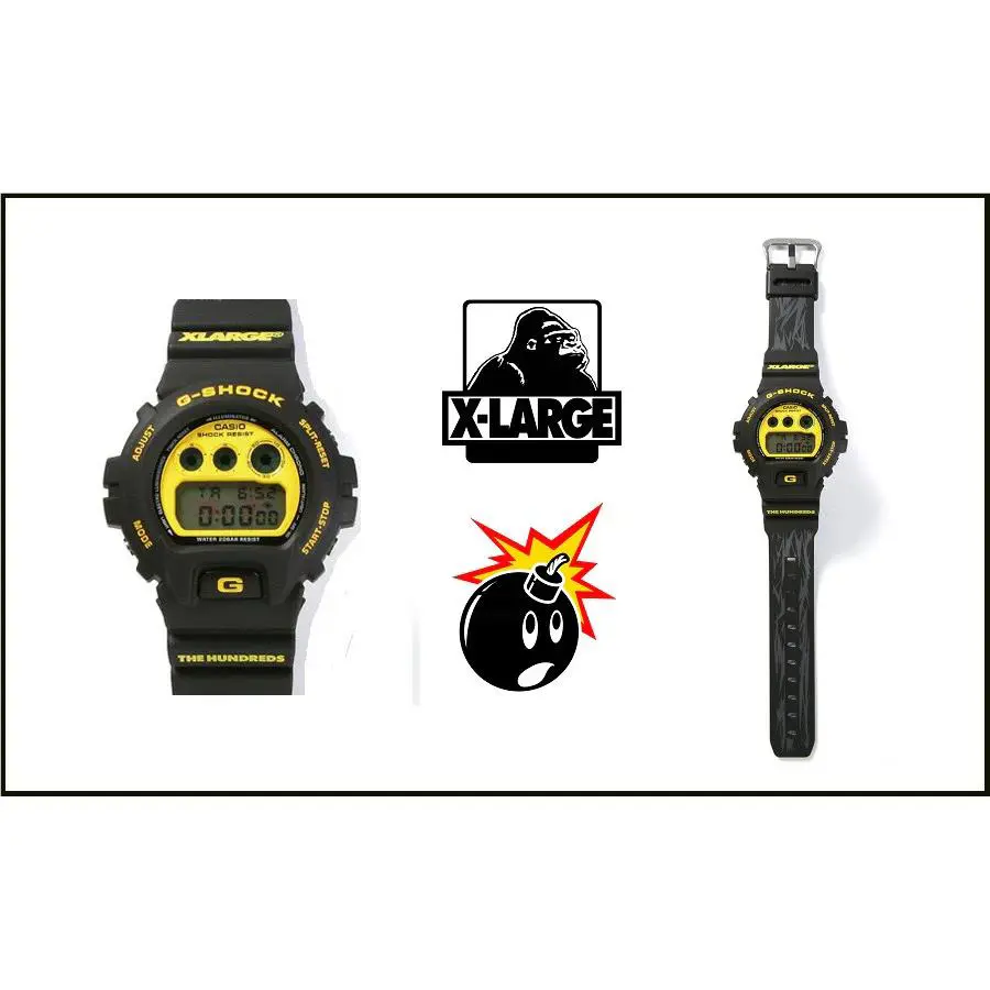Casio G-shock x The Hundreds X-large DW-6900FS Rare Limited Edition