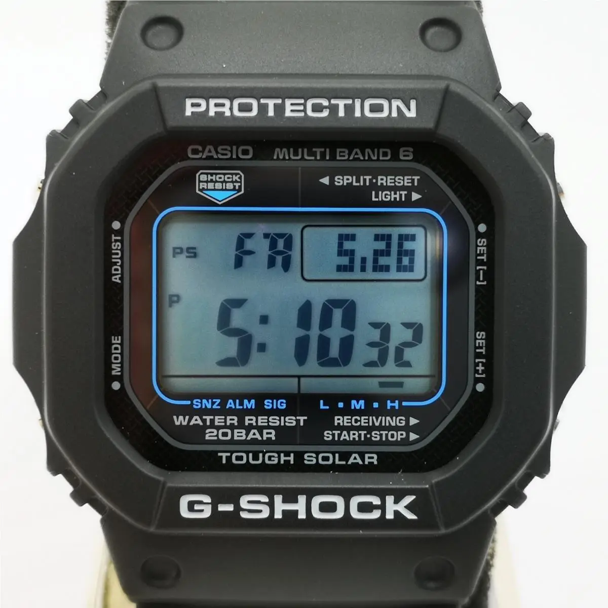 Casio G-shock GW-M5610U-1CJF Black Solar Radio Multiband 6 Men Watch