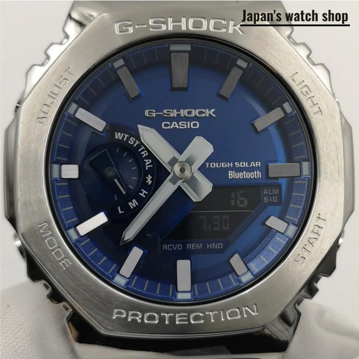 Casio G-shock GM-B2100AD-2AJF Blue Full Metal Solar Men`s Watch