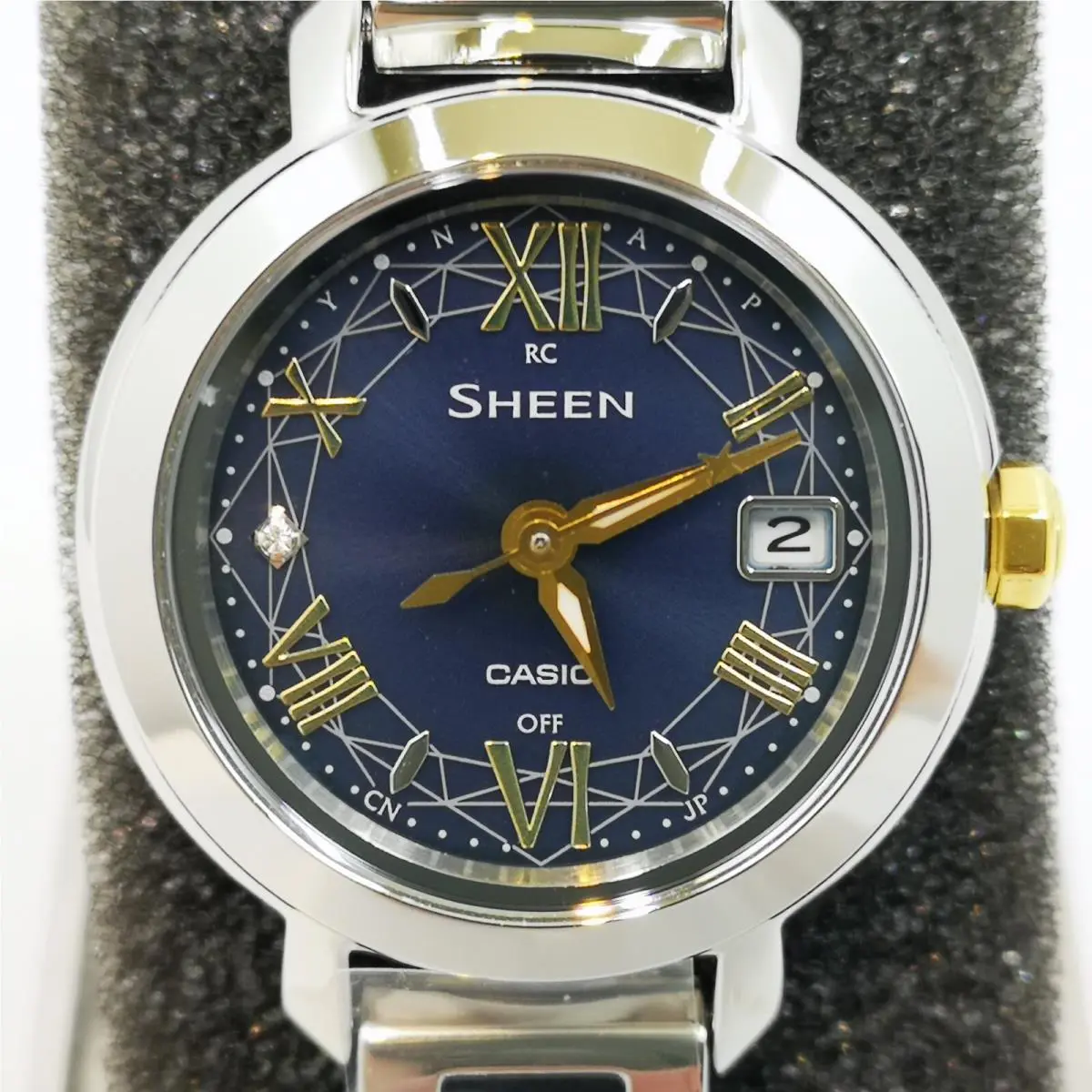 Casio Sheen SHW-5300D-2AJF Black Solor Radio Women`s Watch
