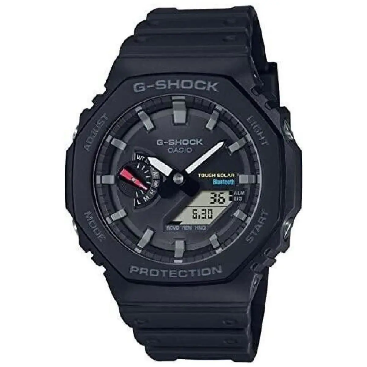 Casio G-shock Black Ana-digi Mobile Link Bluetooth Watch GA-B2100 GAB2100-1A - Black, Dial: Black, Band: Black
