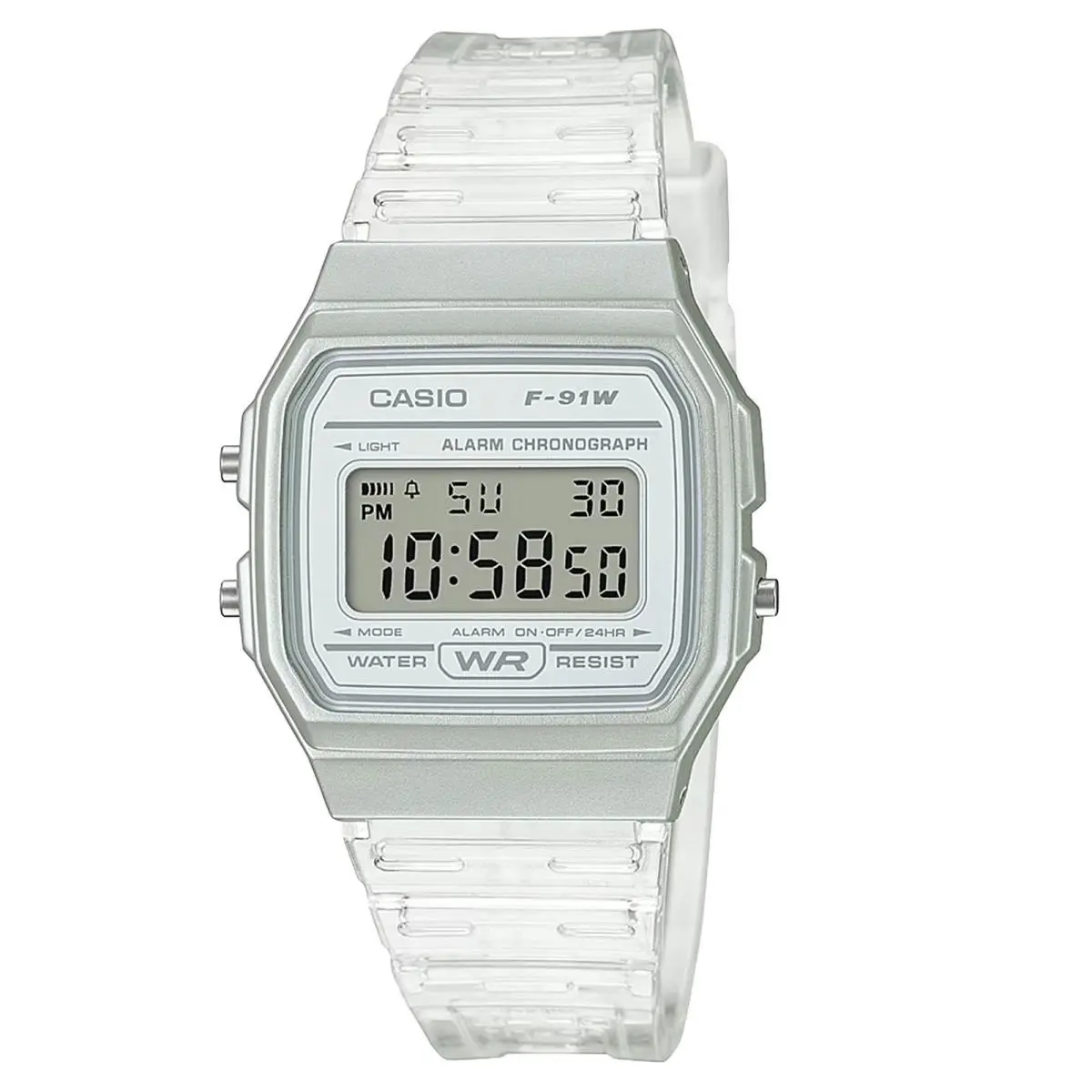 Casio Unisex Vintage Clear Digital Watch F91WS-7