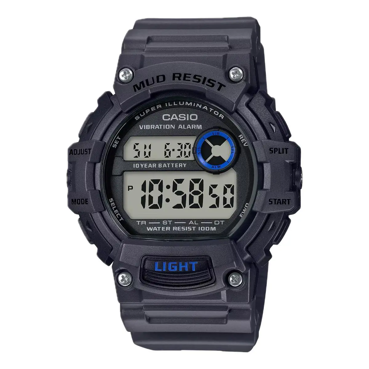 Casio Men`s Tactical Digital Sport Watch with Gray Dial - TRT-110H-8AV