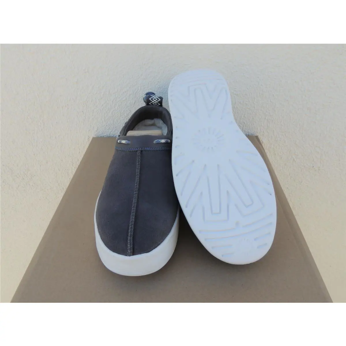 UGG shoes - UGG Classic Boom Slip-on Sneaker - Charcoal (UPC: 194715220027) 3