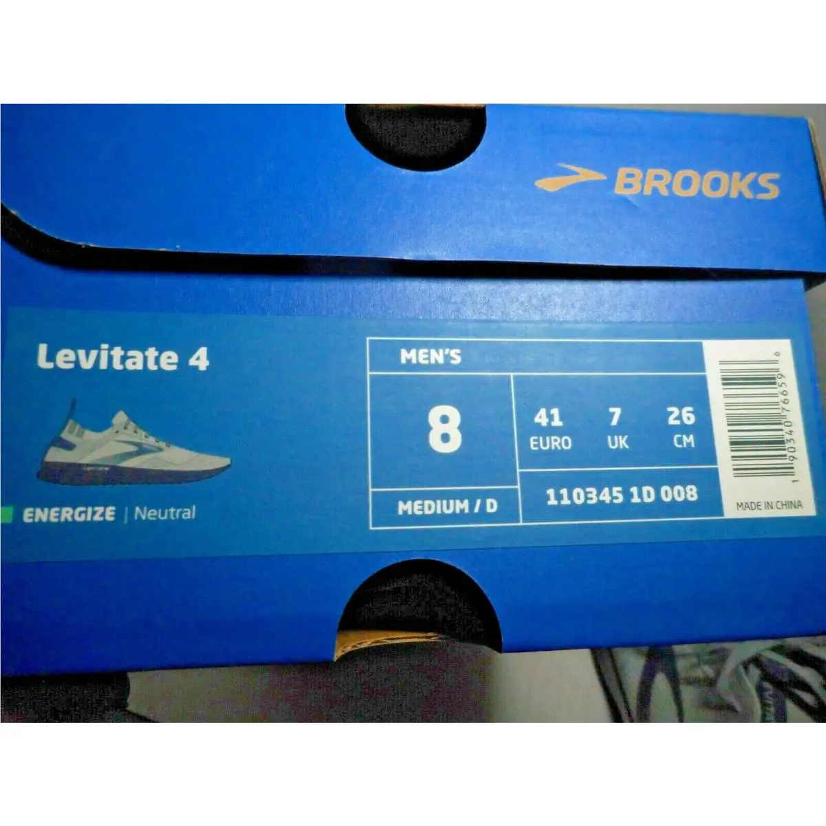 Brooks shoes - Brooks Levitate 4 - Levitate - 110345-1D-008 - Gray Oyster Blue (UPC: 190340766596) 10