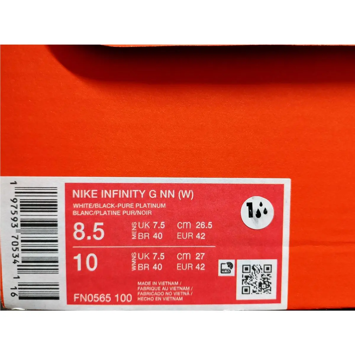 Nike shoes - Nike Infinity - Infinity - FN0565-100 - White (UPC: 197593705341) 5