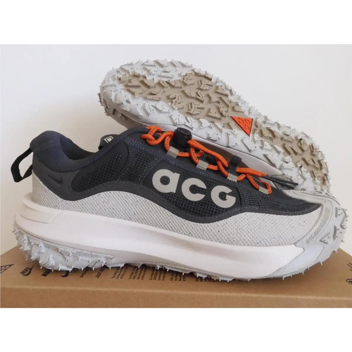 Nike Acg Mountain Fly 2 Low Gtx Dark Smoke Grey-khaki Sz 10.5 HF6245-002