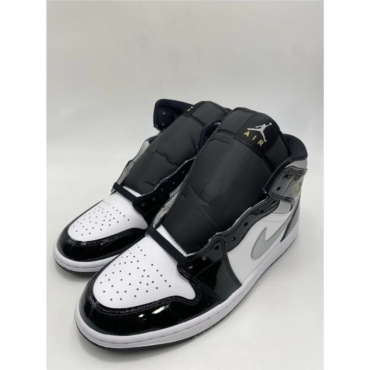 Nike shoes - Nike Air Jordan 1 - Air - HV0789 010 - Black/Metallic Silver-White (UPC: 197602579574) 2