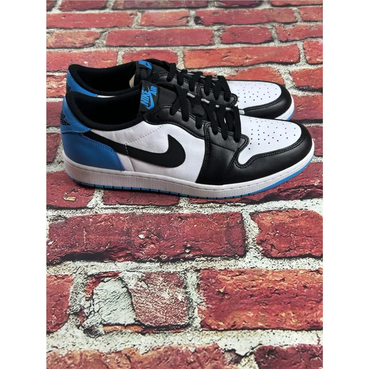 Nike shoes - Air Jordan 1 - Air - CZ0790-104 - Multicolor, Manufacturer: White/Dark Powder Blue/Black 3