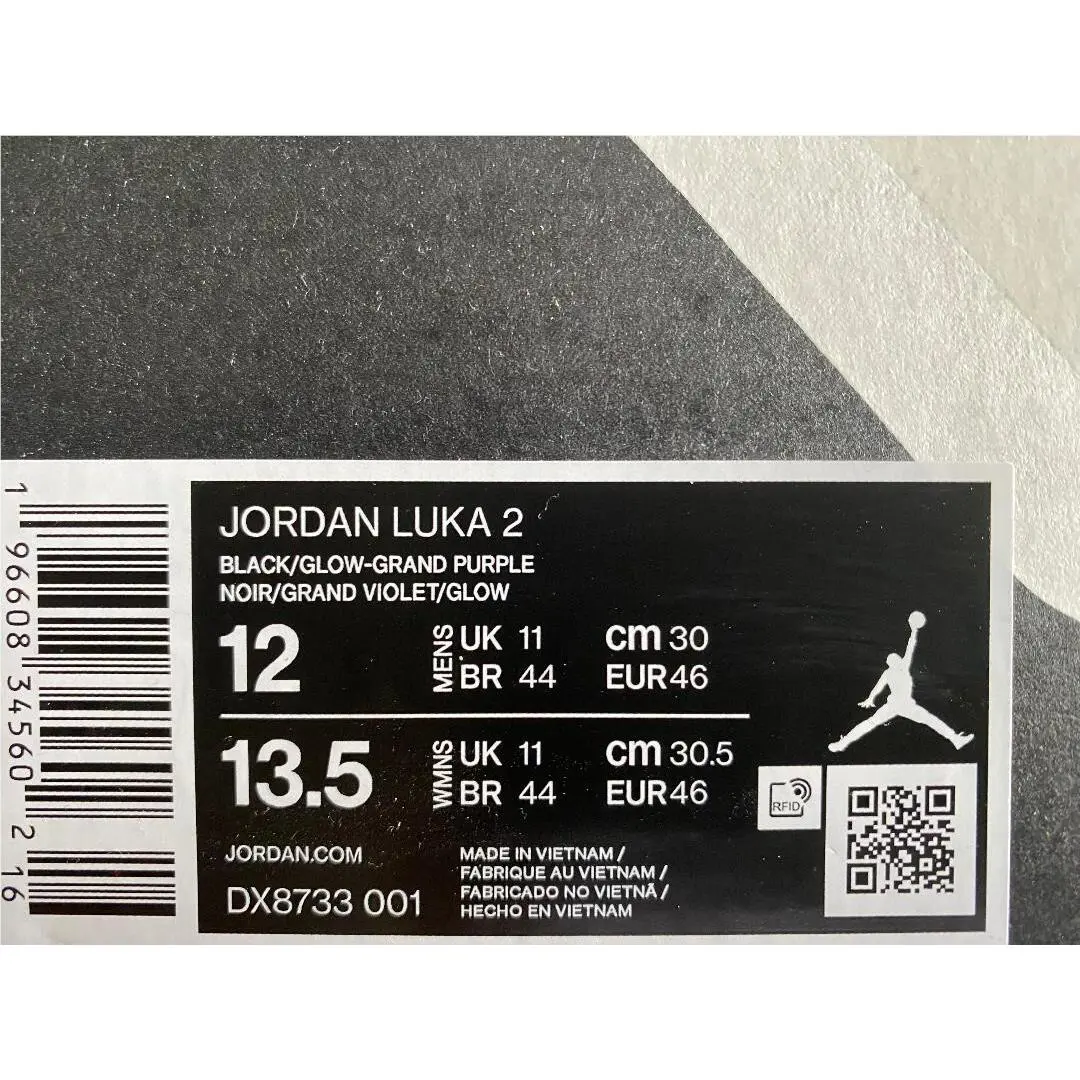 Nike shoes - Jordan Luka 2 - Luka - DX8733-001 - Black (UPC: 196608345602) 3