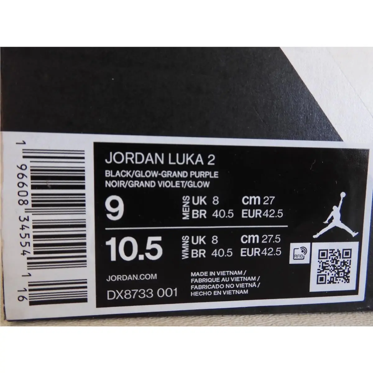 Nike shoes - Jordan Luka 1 - Luka - DX8733-001 - Black (UPC: 196608345541) 3