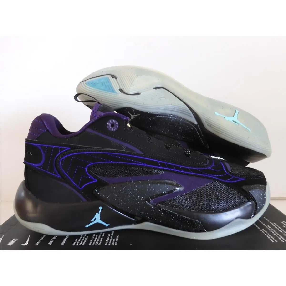 Air Jordan Luka 2 Space Hunter Black-glow-grand Purple SZ 9 DX8733-001 by Nike