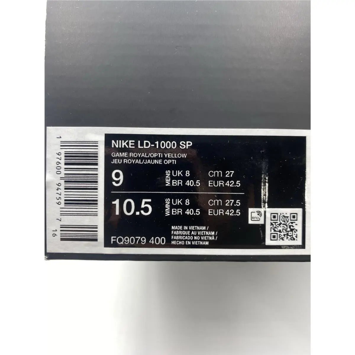 Nike shoes - FQ9079-400 - FQ9079-400 - GAME ROYAL/OPTI YELLOW (UPC: 197600925168) 6